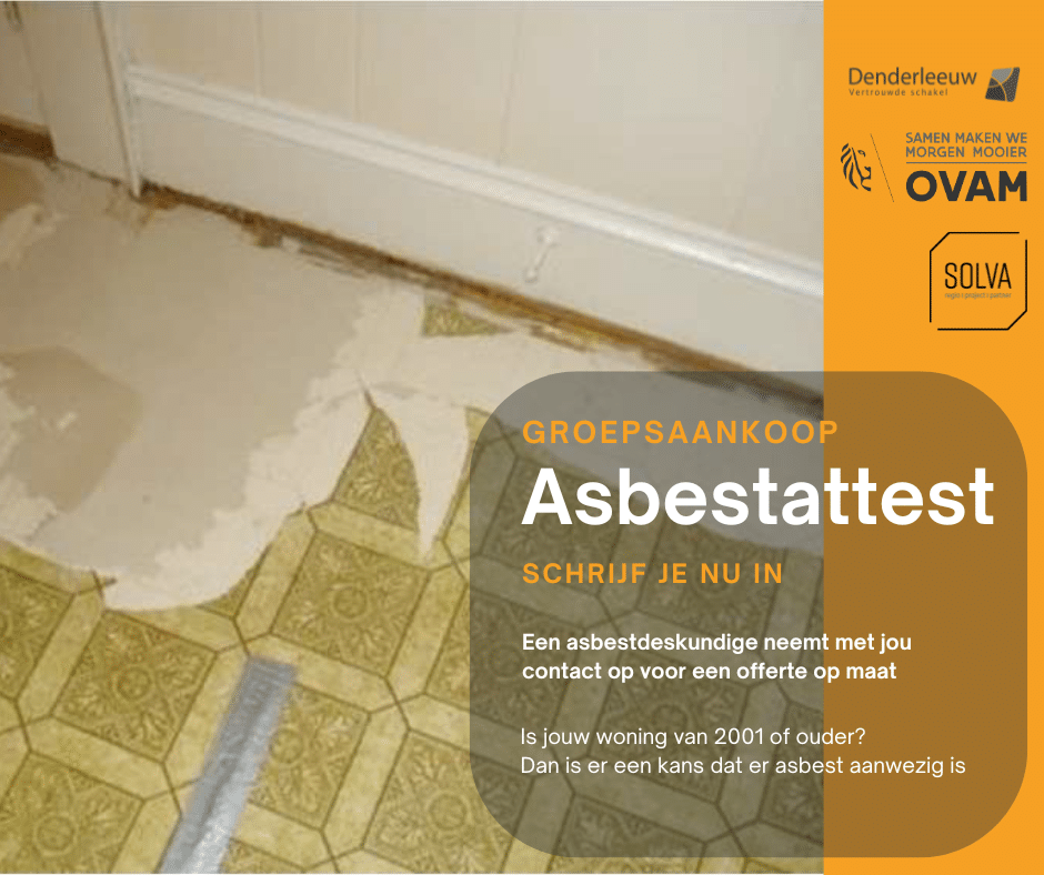 lijm of vloerbekleding met asbest